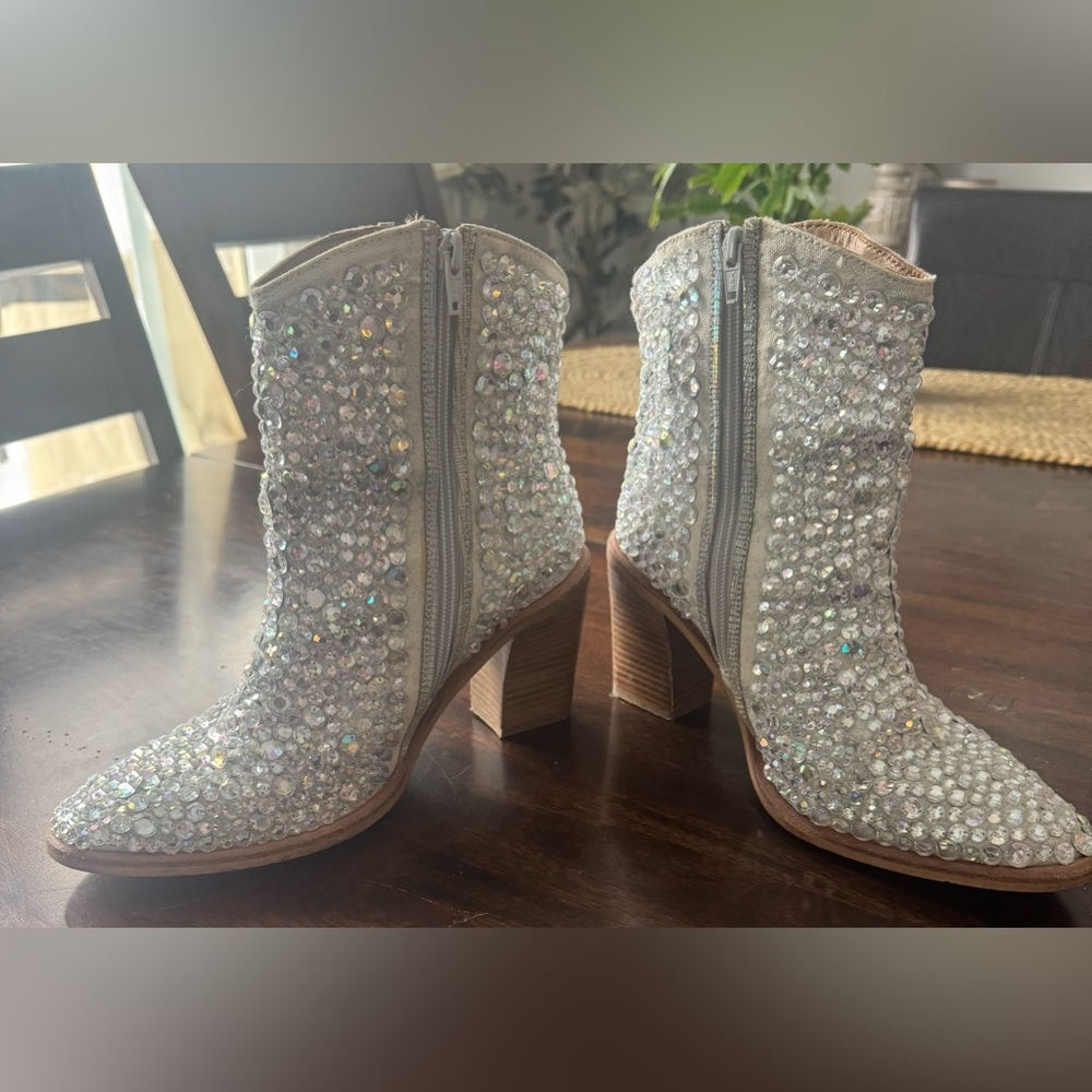 Free People Barclay Backstage Rhinestone Boots - Picture 4 of 8